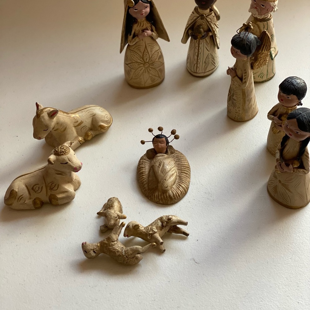Vintage Mexican Nativity